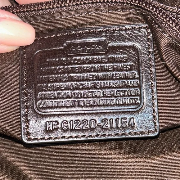 Coach Legacy Signature Stripe East/West Satchel Shoulder Bag - Picture 14 of 14